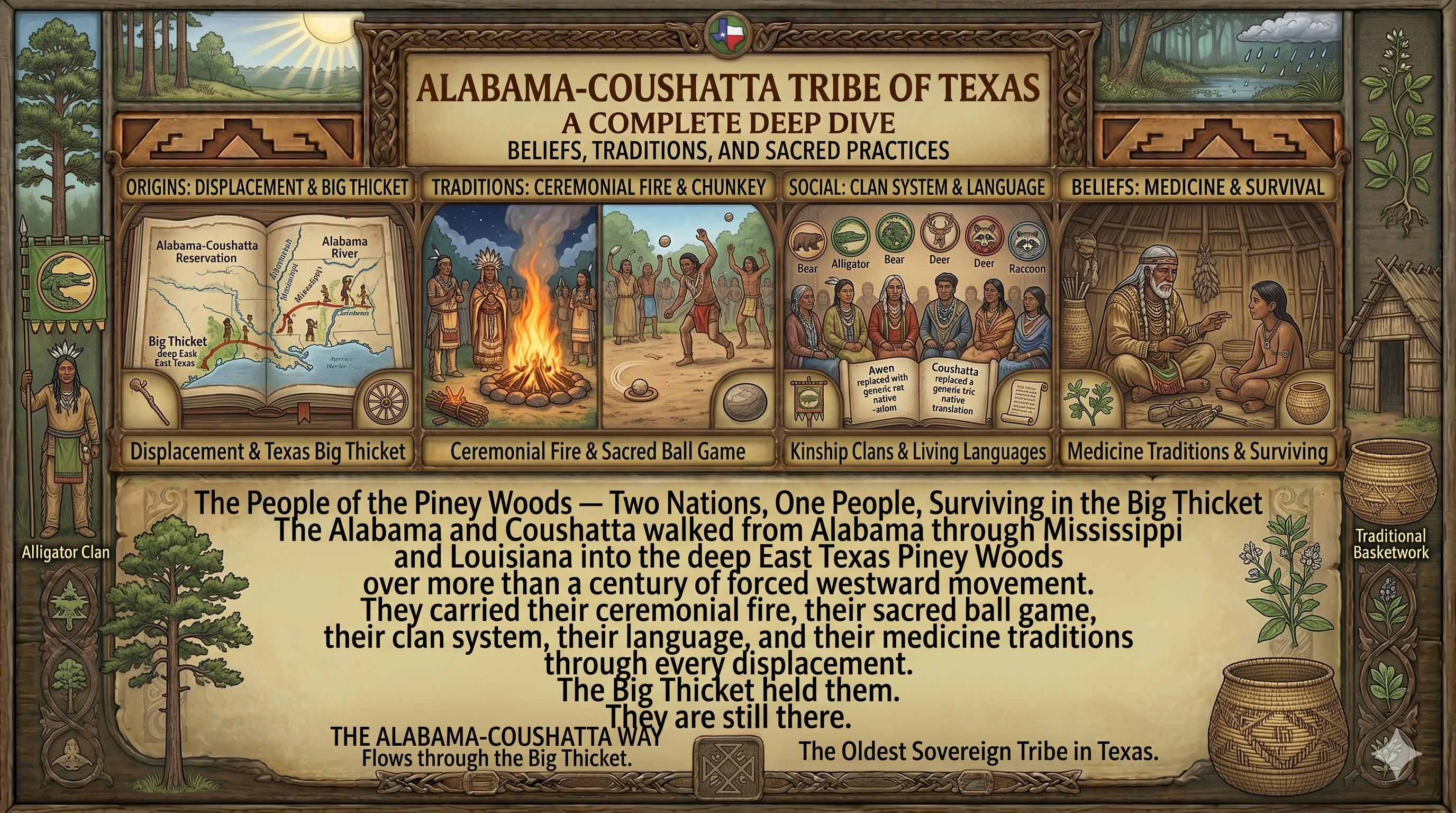 Alabama-Coushatta Traditions — Deep Dive