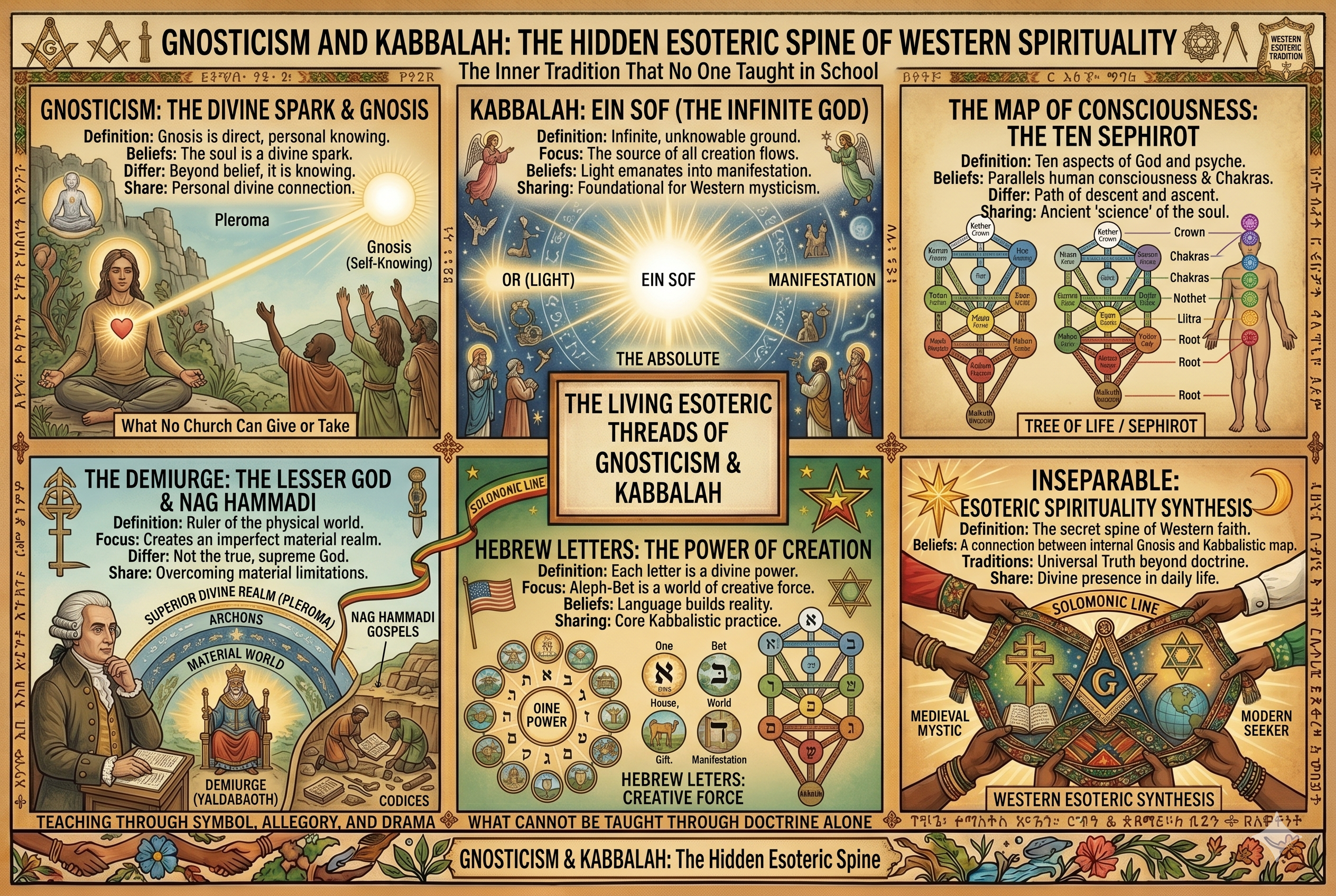 Gnosticism & Kabbalah — Deep Dive