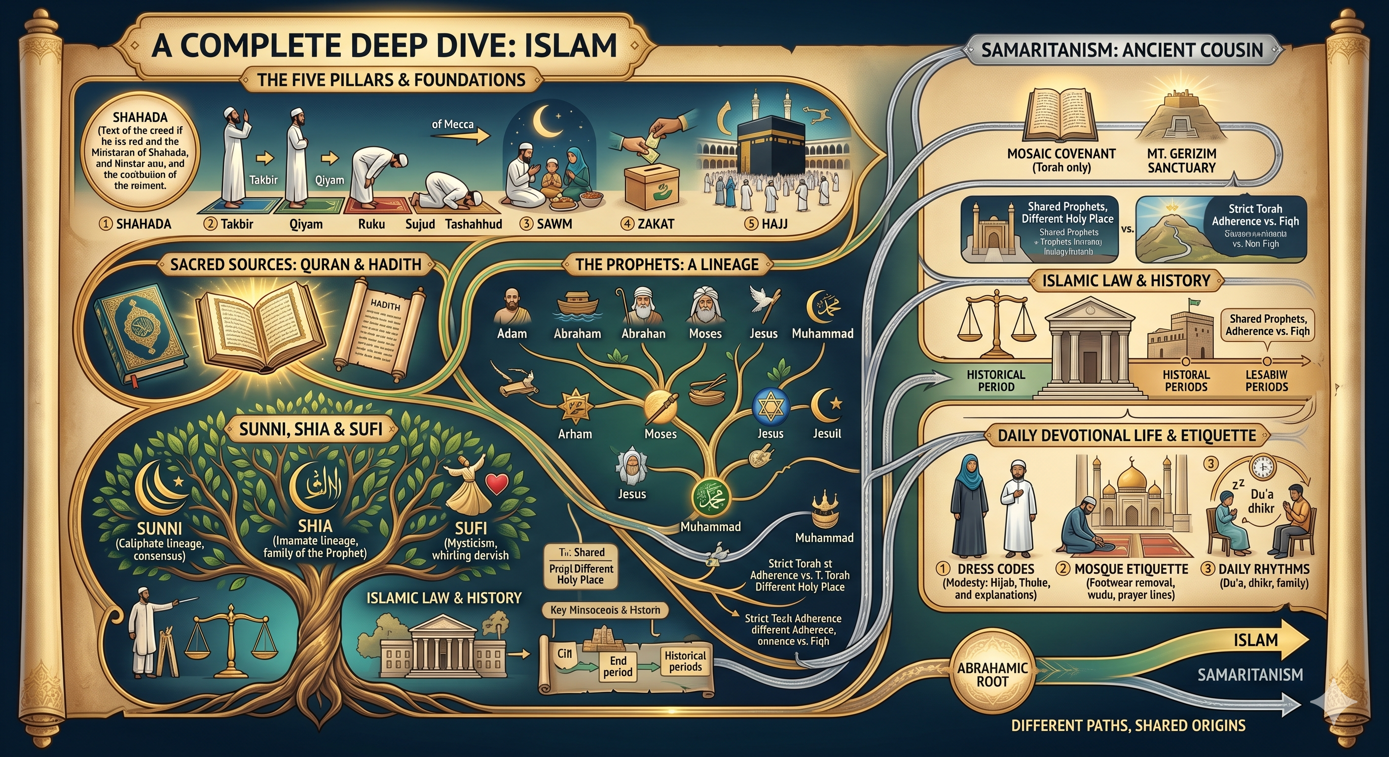 Islam & Samaritanism — Complete Guide