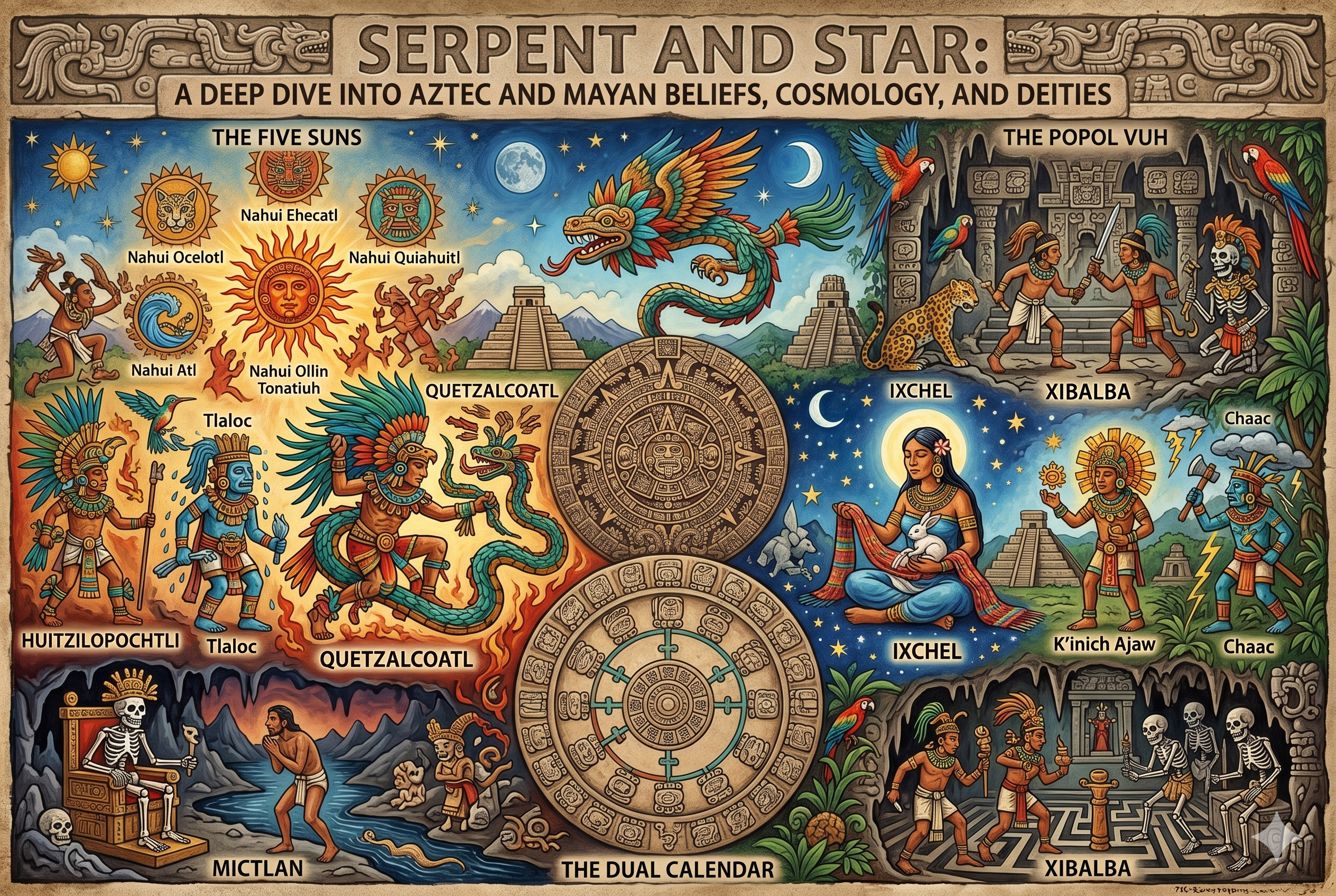 Serpent & Star — Aztec & Mayan Beliefs