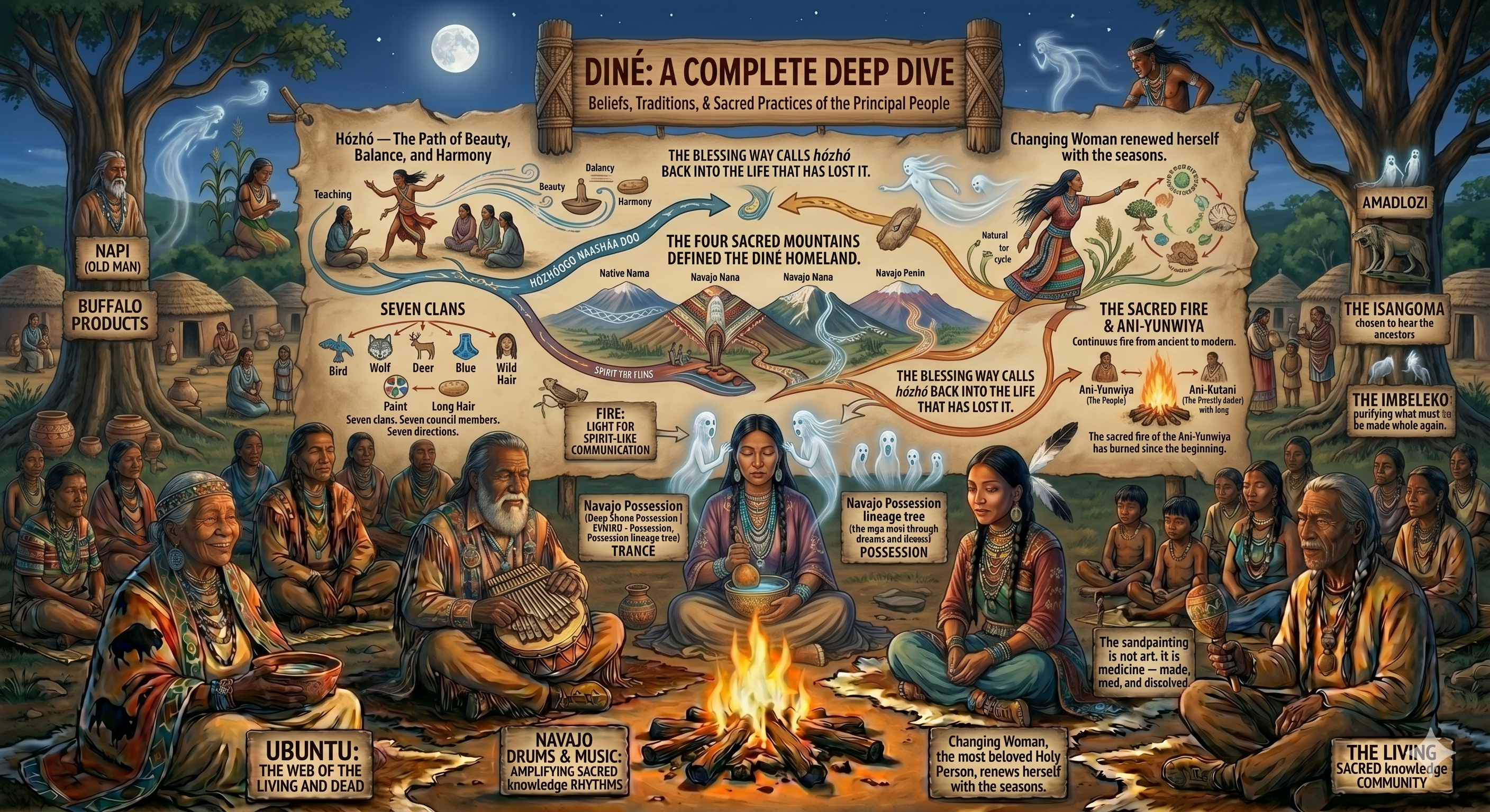 Navajo (Diné) Beliefs, Traditions & Rituals